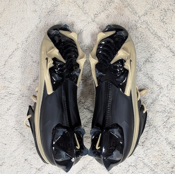 Nike Vapor Edge Elite 360 2 TB Black Gold Football Cleats Mens 12 FD5713-002 main image 7